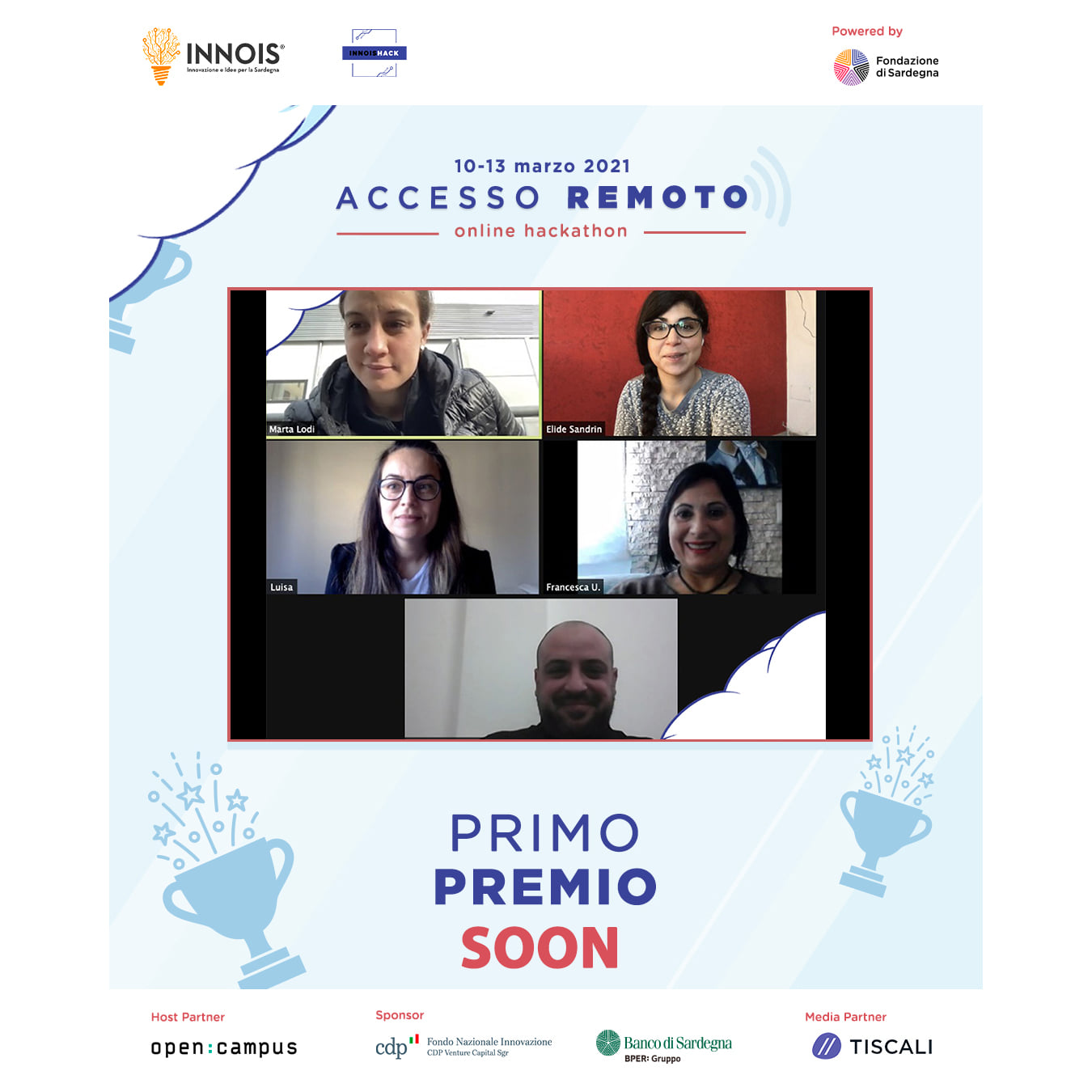 Ecco i vincitori dell'hackathon online “Accesso Remoto”