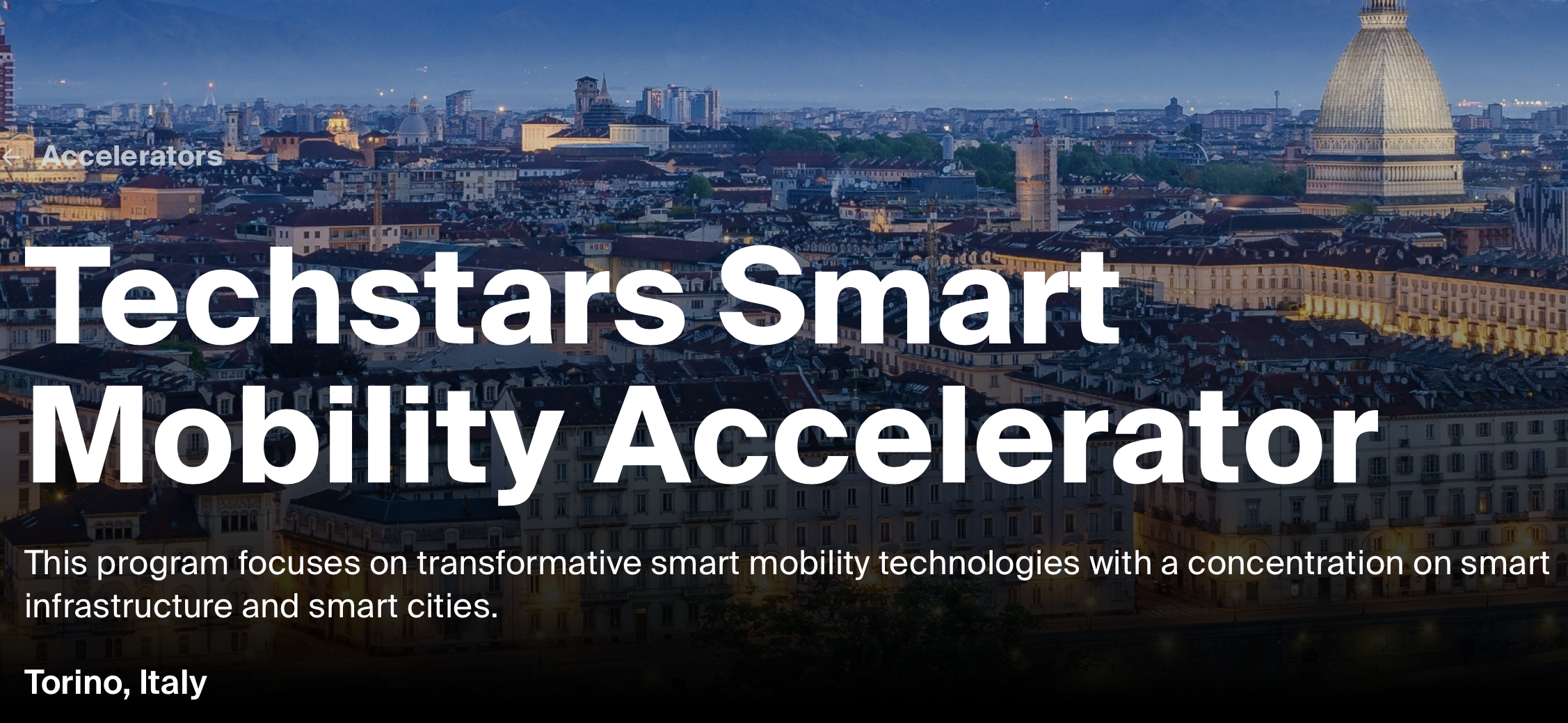 Torino capitale della smart mobility con Techstars