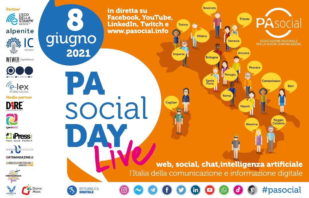 Torna il PA Social Day: l’8 giugno live da tutta Italia la maratona della comunicazione