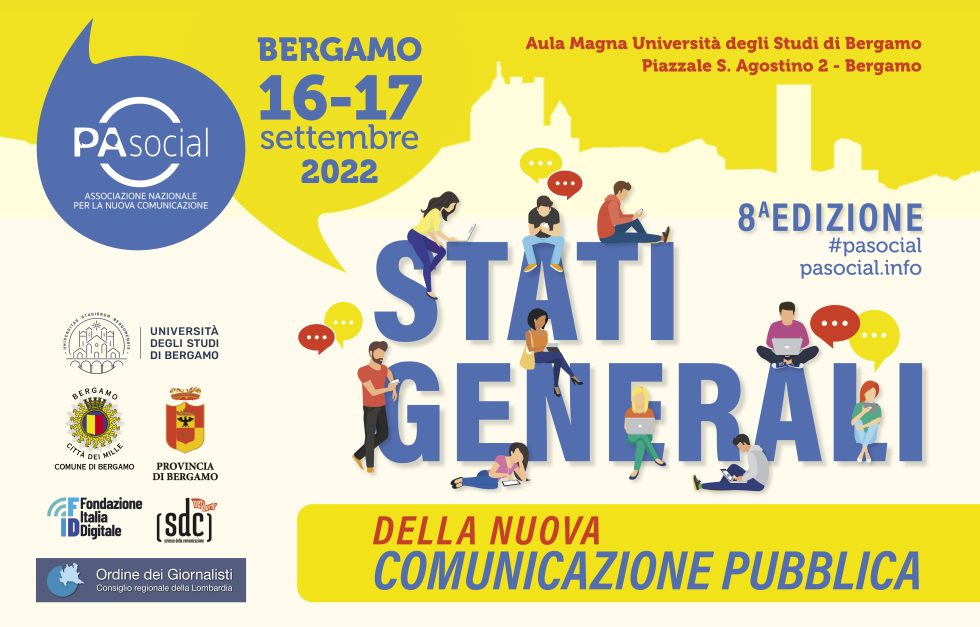 Stati Generali della nuova comunicazione pubblica. Bergamo 16 e 17 settembre