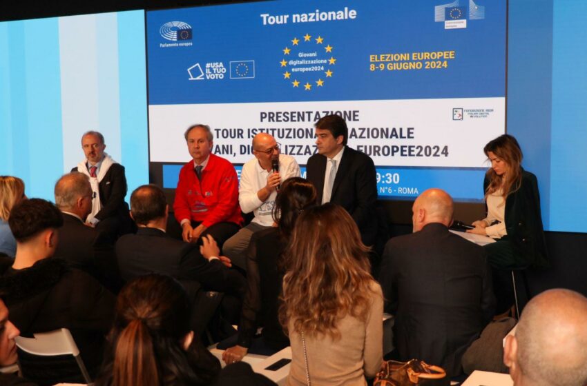  Giovani, digitalizzazione, europee2024: presentato il tour nazionale organizzato dal Parlamento e Commissione Europea e Fondazione Aidr