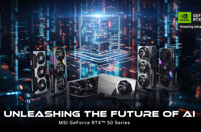  MSI presenta le sue NVIDIA GeForce RTX serie 50, schede grafiche di nuova generazione per l’era dell’intelligenza artificiale